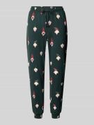 Jake*s Casual Pyjama-Hose mit elastischem Bund und Tunnelzug in Dunkel...