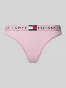 TOMMY HILFIGER String aus Baumwoll-Mix Modell 'TH HERITAGE' in Rosa, G...