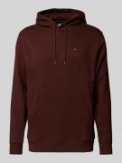 Tommy Jeans Regular Fit Hoodie aus Baumwoll-Mix in Dunkelbraun, Größe ...