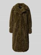 PETITE M. Mantel mit Reverskragen und Eingrifftaschen in Dunkelgruen, ...