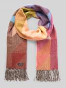 Fraas Schal mit Logo-Patch Modell 'Cashmink' in Pink, Größe 1