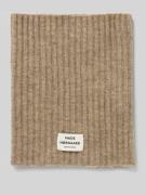 MADS NØRGAARD Loop-Schal aus Schurwoll-Mix Modell 'Tosca' in Taupe Mel...