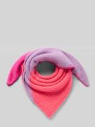Kurt Beines Schal im Colour-Blocking-Design in Pink, Größe 1