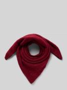 Kurt Beines Schal in dreieckiger Form in Bordeaux, Größe 1