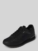 BOSS Low Top Sneaker mit Strukturmuster Modell 'PARKOUR' in Black, Grö...