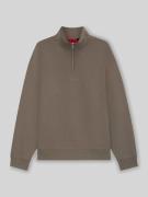 HUGO Relaxed Fit Sweatshirt aus Baumwolle Modell 'DURTY' in Mittelgrau...