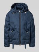 WHITE LABEL Regular Fit Jacke mit Pattentaschen in Bleu, Größe 40