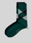 camano Socken mit elastischem Rippenbündchen im 2er-Pack in Bottle, Gr...