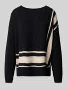 s.Oliver BLACK LABEL Loose Fit Strickpullover aus Woll-Mix in Black, G...