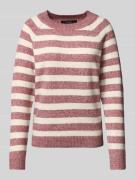Vero Moda Regular Fit Pullover mit Rippbündchen Modell 'DOFFY' in Rost...