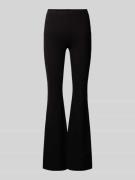 Review Flared Leggings mit elastischem Bund in Black, Größe M
