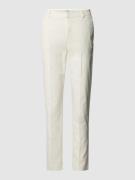 B.Young Stoffhose mit Bügelfalten in Offwhite, Größe 44