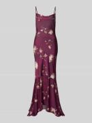 Rinascimento Abendkleid mit Spaghettiträgern und floralem Allover-Prin...