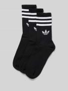 adidas Originals Socken mit Logo-Print im 3er-Pack in Black, Größe 35-...