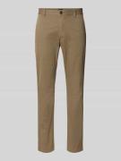 BOSS Orange Slim Fit Chino aus Baumwoll-Mix in Beige, Größe 31/32