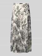 Marc Cain Midirock im Allover-Look in Sand, Größe 34