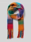 Kurt Beines Schal mit Fransen in Bleu, Größe 1