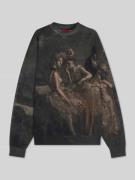 HUGO Oversized Sweatshirt mit Jean-Louis-Forain-Print Modell 'DABUSI' ...