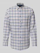 Christian Berg Men Slim Fit Freizeithemd mit Button-Down-Kragen in Tau...