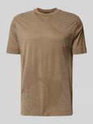 Emporio Armani T-Shirt mit Rundhalsausschnitt in Taupe, Größe L
