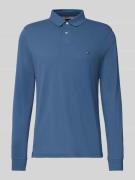 Tommy Hilfiger Regular Fit Poloshirt aus Baumwoll-Mix in Jeansblau, Gr...