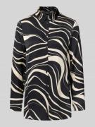 s.Oliver BLACK LABEL Regular Fit Langarmbluse aus reiner Viskose in Bl...