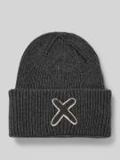 Unio Beanie mit Kaschmir-Anteil in Anthrazit Melange, Größe 1