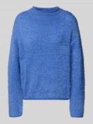 FREE/QUENT Strickpullover mit Rundhalsausschnitt Modell 'Cat' in Hellb...