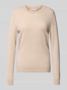 Christian Berg Woman Strickpullover aus reinem Kaschmir in Beige, Größ...