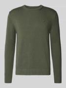 Tommy Jeans Slim Fit Pullover aus reiner Baumwolle in Dunkelgruen, Grö...
