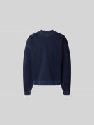 Dsquared2 Sweatshirt mit gerippten Abschlüssen in Marine, Größe L