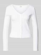 Levi's® Strickjacke mit Knopfleiste in Weiss, Größe XS