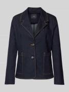 Someday Blazer mit Brustleistentasche Modell 'Niara' in Jeansblau, Grö...