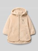 Only Regular Fit Jacke aus Teddyfell Modell 'SASCHA' in Sand, Größe 11...