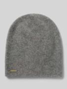 Seeberger Beanie aus reinem Kaschmir in Hellgrau, Größe 1