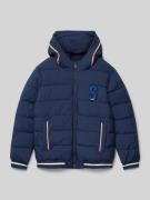 s.Oliver RED LABEL Regular Fit Steppjacke mit Kaupuze in Marine, Größe...