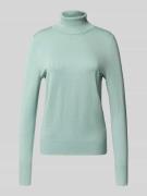 Christian Berg Woman Rollkragenpullover aus Viskose-Mix in Helltuerkis...