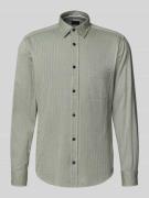 OLYMP Level Five Slim Fit Freizeithemd mit Kentkragen in Lind, Größe L