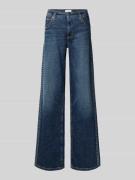 Cambio Jeans mit weitem Bein und Nieten Modell 'AIMEE' in Dunkelblau, ...
