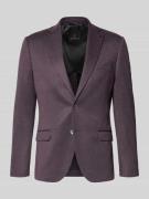 Zuitable Slim Fit Sakko mit Brusttasche Modell 'Nick' in Aubergine, Gr...