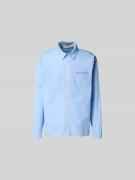 Marni Freizeithemd mit Reißverschluss in Hellblau, Größe 48