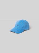 Marni Base Cap mit Logo-Stitching in Jeansblau, Größe L