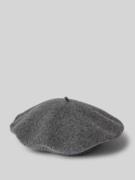 Loevenich Baskenmütze aus reiner Wolle in Dunkelgrau, Größe 1