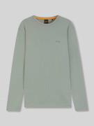 BOSS Orange Regular Fit Langarmshirt mit Waffelstruktur Modell 'TEMPES...