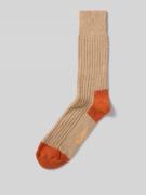 Unio Socken mit Kaschmir-Anteil in Beige, Größe 36-38
