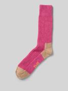 Unio Socken mit Kaschmir-Anteil in Pink, Größe 36-38