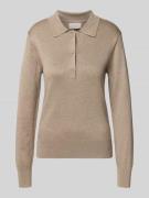 FREE/QUENT Regular Fit Longsleeve aus Viskose-Mix Modell 'Katie' in Ta...