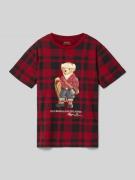 Polo Ralph Lauren Teens T-Shirt mit Label-Print in Black, Größe L
