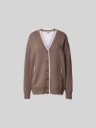 Kenzo Oversized Jacke aus Woll-Mix in Taupe, Größe L