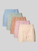 POCKIES Boxershorts mit elastischem Bund im 5er-Pack in Hellblau, Größ...